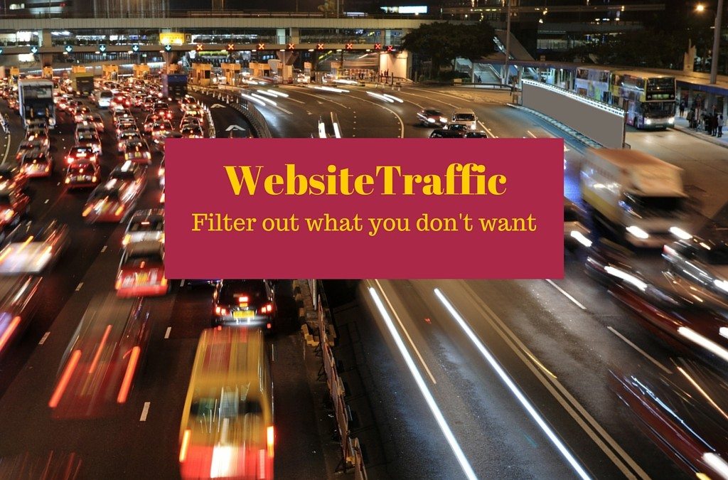 Filter out your visits to your website from Google Analytics traffic statistics