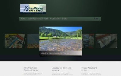 RiverWorks Printing website and online presence