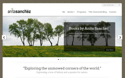 Online presence for author Anita Sanchez