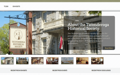 New online presence for the venerable Ticonderoga Historical Society