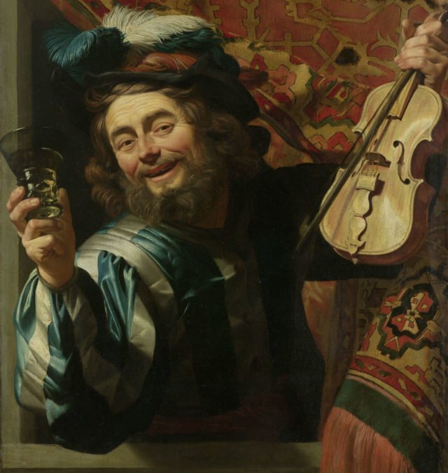 The Merry Fiddler, Gerard van Honthorst, 1623