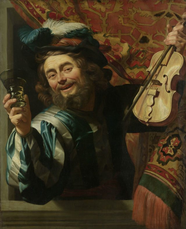 The Merry Fiddler, Gerard van Honthorst, 1623