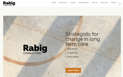 New WordPress website for Rabig Consulting