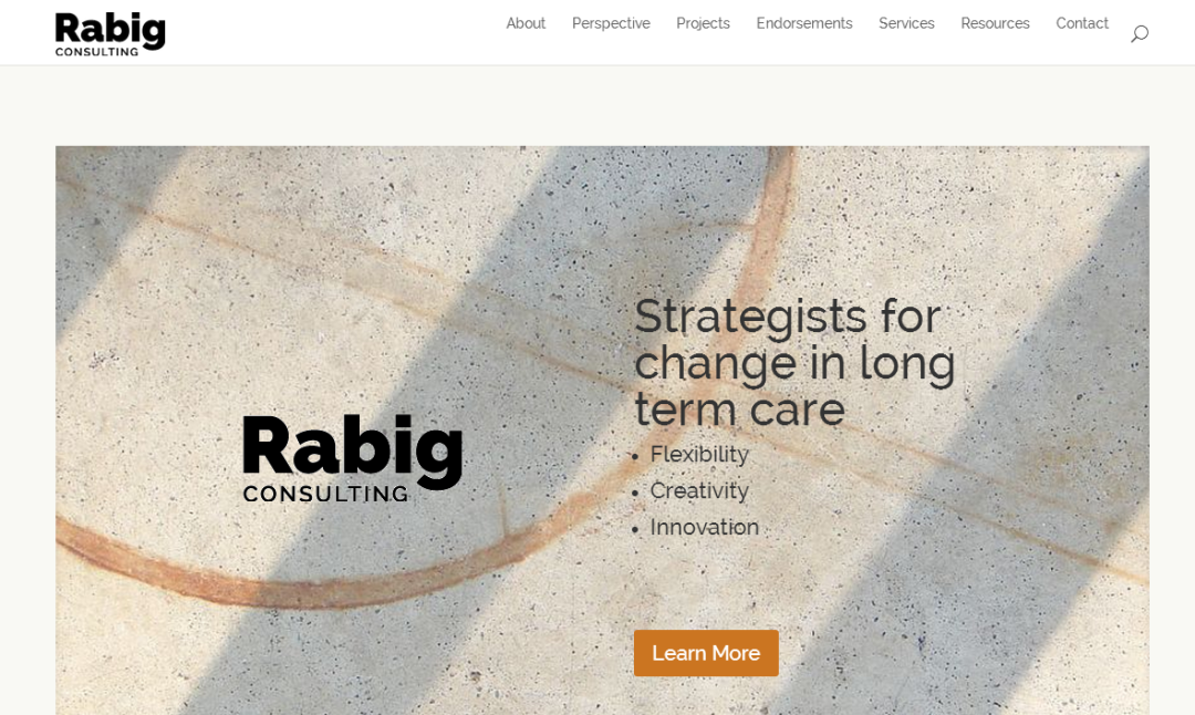 New WordPress website for Rabig Consulting