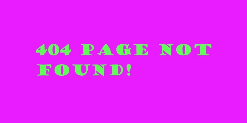 Create your custom 404 page not found - no plugin required 
