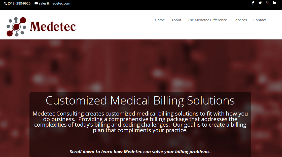medetec screen shot
