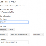 Set Filter | Google Analytics