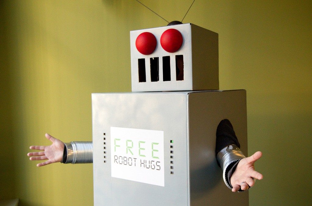 hug a robot