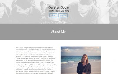 Brand new WordPress website for Life Coach Kiersten Spain