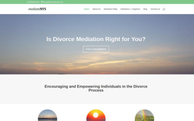 New WordPress website for Divorce Mediation Associates of New York