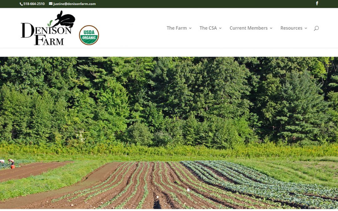 Revamped Mobile Friendly Website for Denison Farm