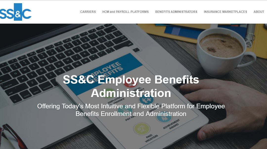 Landing Page for SS&C Technologies Employer Benefits Solutions