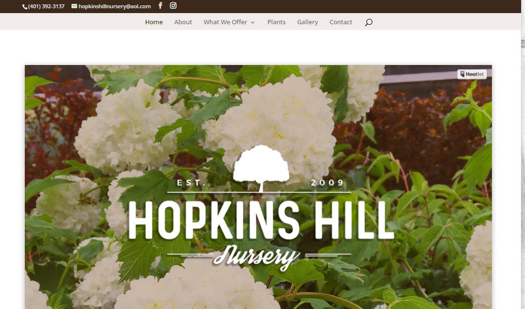 Hopkins Hill Nursery screen shot