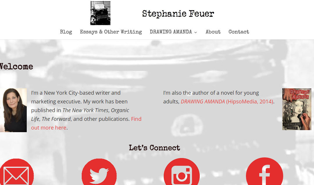 stephanie feuer website screenshot
