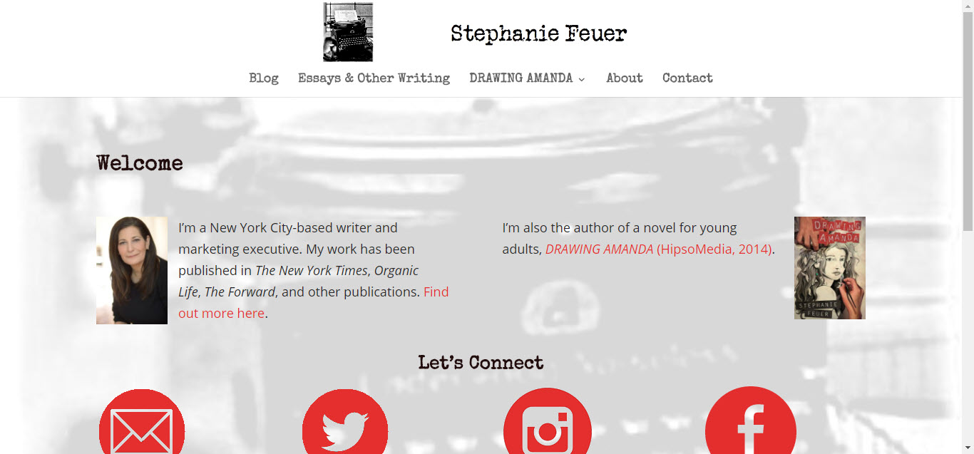 stephanie feuer website screenshot