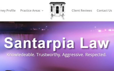 WordPress website redo for Buffalo attorney Sabatino Santarpia