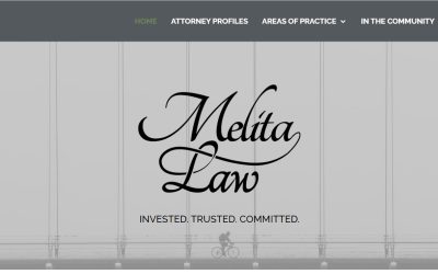 New WordPress website for Attorney James Melita