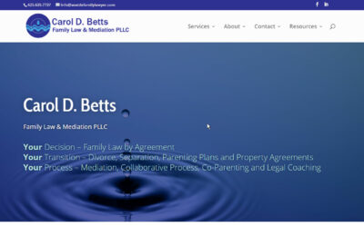 WordPress Revamp for Seattle Lawyer and Mediator