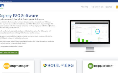 WordPress Website for Software ESG Company