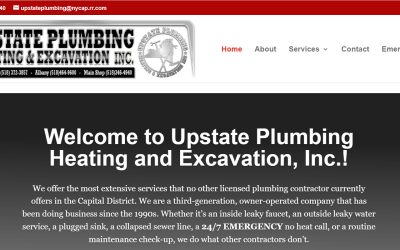 Recovered WordPress website for Upstate Plumbing