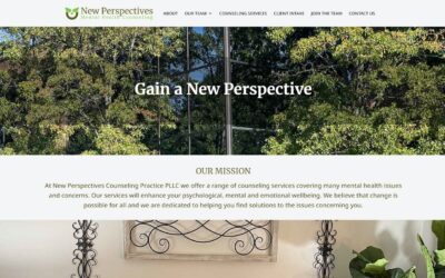 New WordPress Website for New Perspectives Counseling