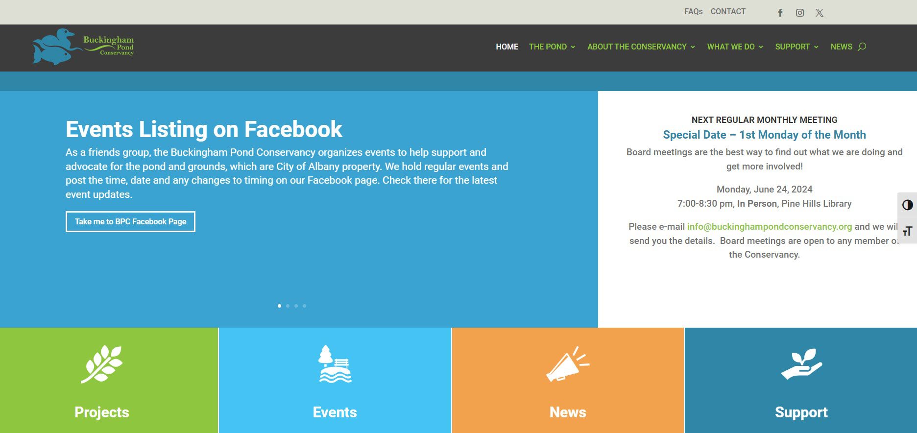 buckingham-pond-website-screenshot