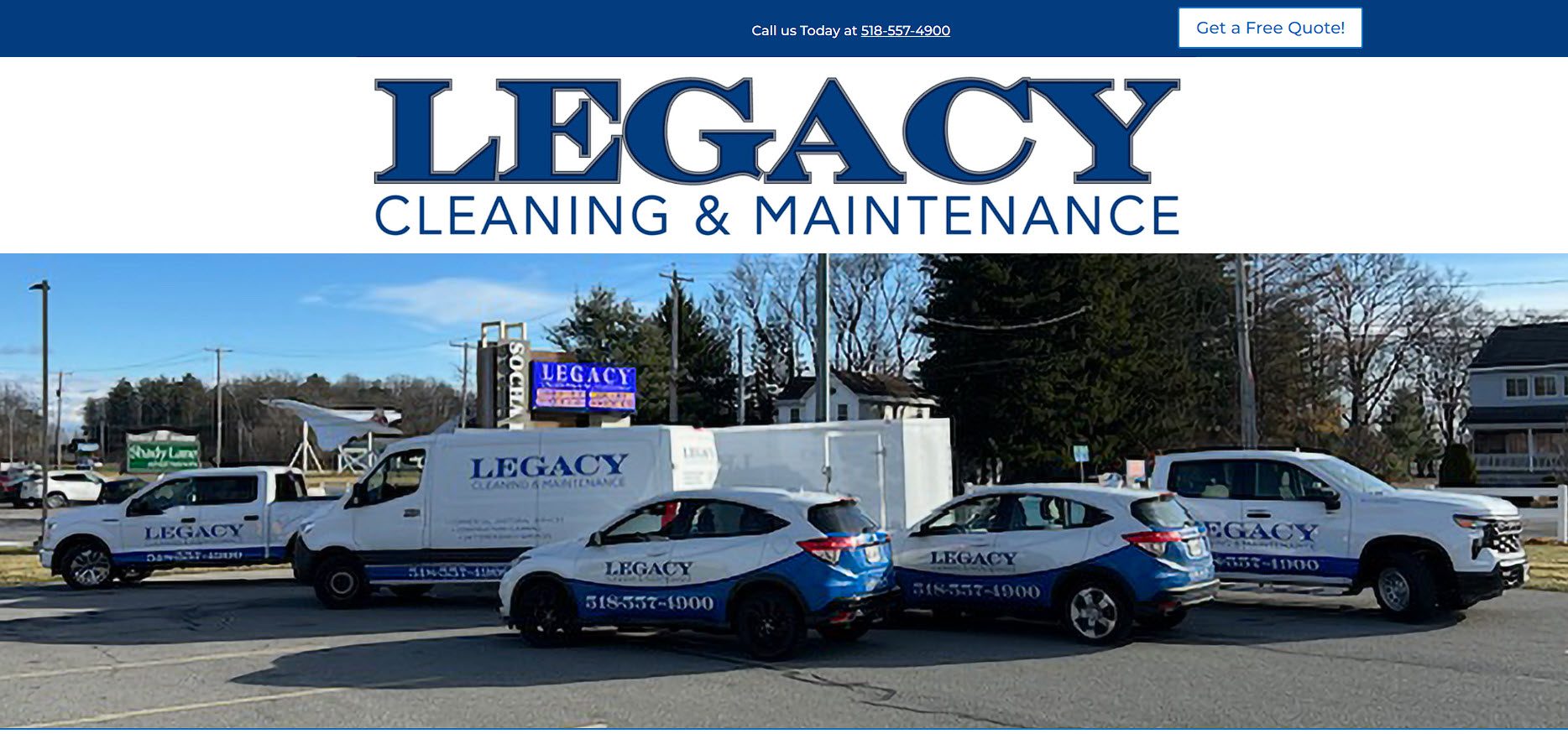 legacy website screenshot