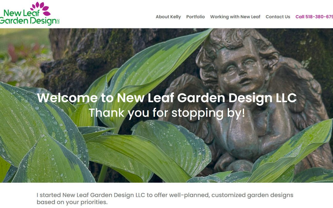 New WordPress Website for Landscape Design Company
